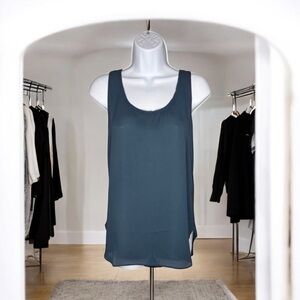 ☀️Krisa REVOLVE Newport Blue Scoop Neck Tunic Tank Top NWT